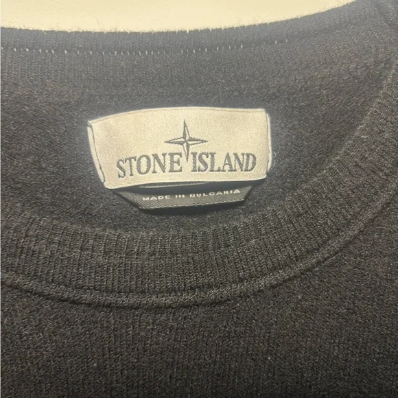 Stone Island Charcoal Knit Sweater